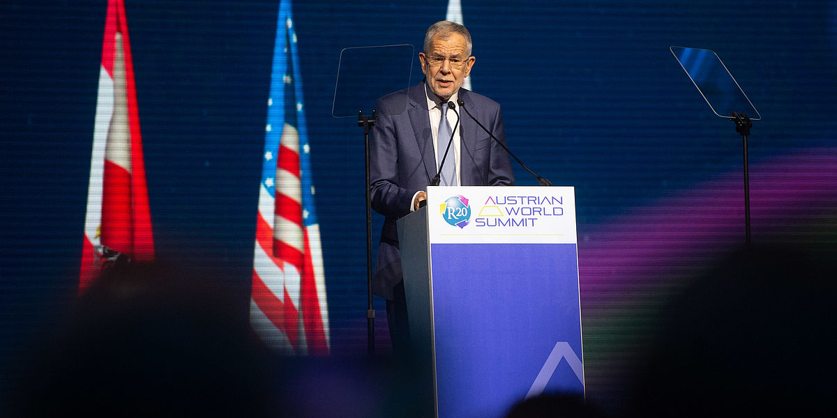Rede bei der Eröffnung des R20-Austrian World Summit