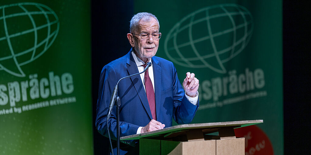 Rede von Bundespräsident Alexander Van der Bellen bei den ERDGesprächen.