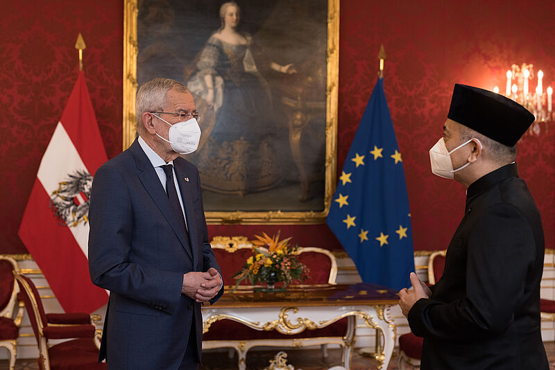 Überreichung von Beglaubigungsschreiben 15. März 2022