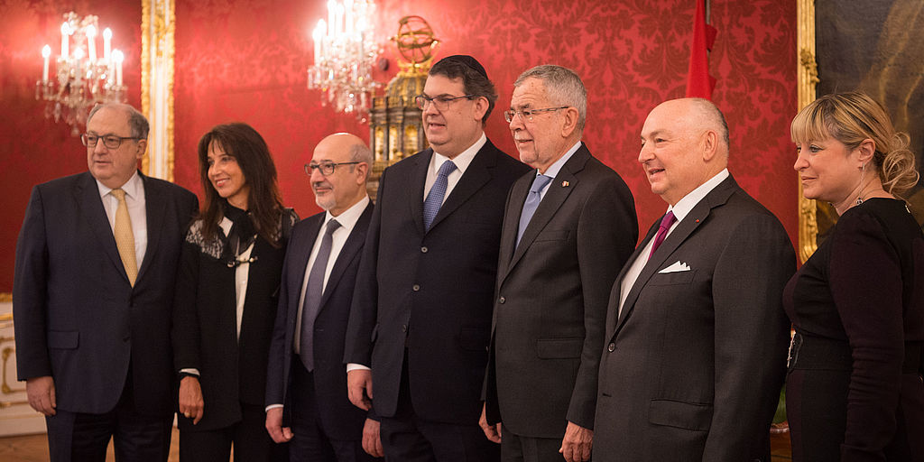 Gespräch mit einer Delegation des Europäischen Jüdischen Kongresses