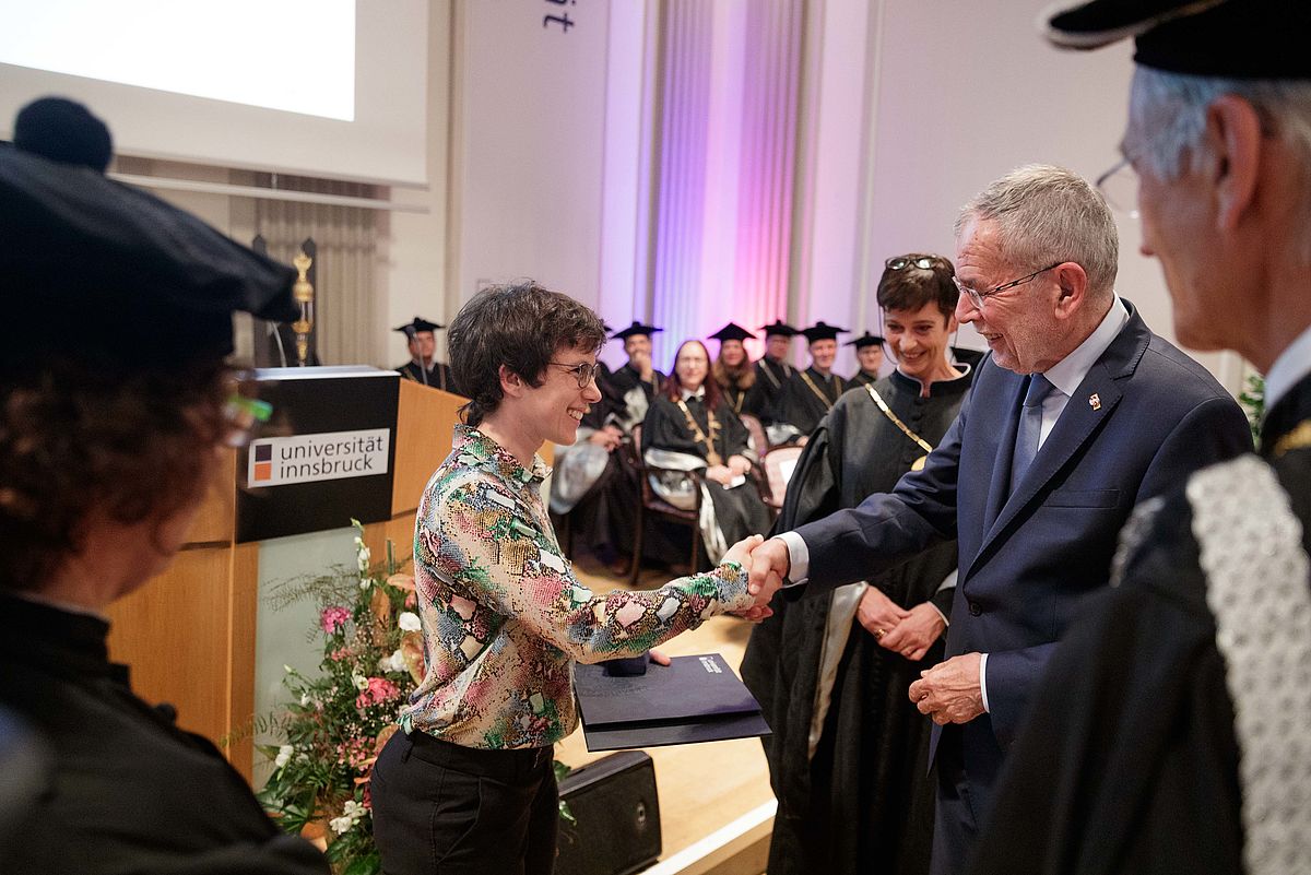 Sub auspiciis-Promotion an der Universität Innsbruck 5. Juni 2019