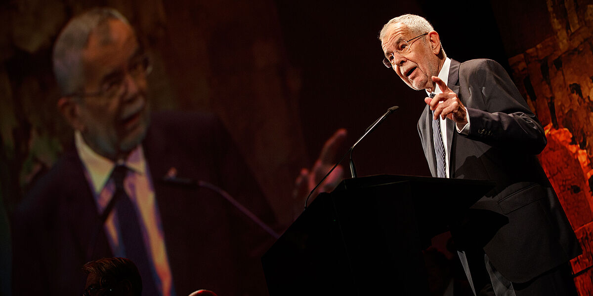 Bundespräsident Alexander Van der Bellen eröffnete die 75. Bregenzer Festspiele/Rede