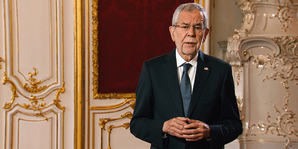 Videogrußbotschaft von Bundespräsident Alexander Van der Bellen anlässlich des virtuellen Fests der Freude