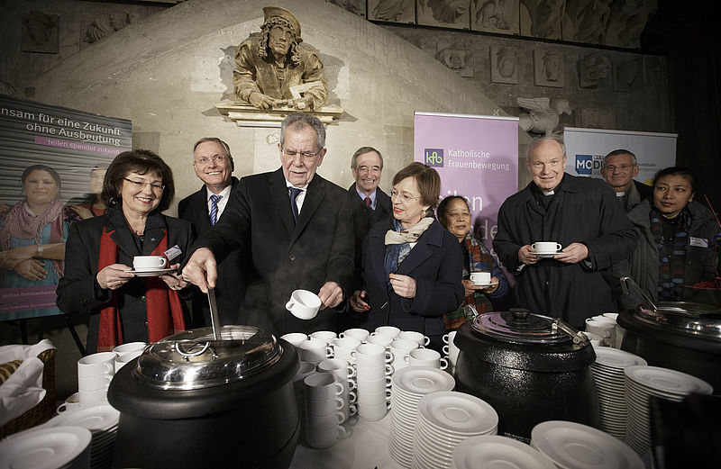 Benefiz-Suppenessen zugunsten der Aktion Familienfasttag 2017