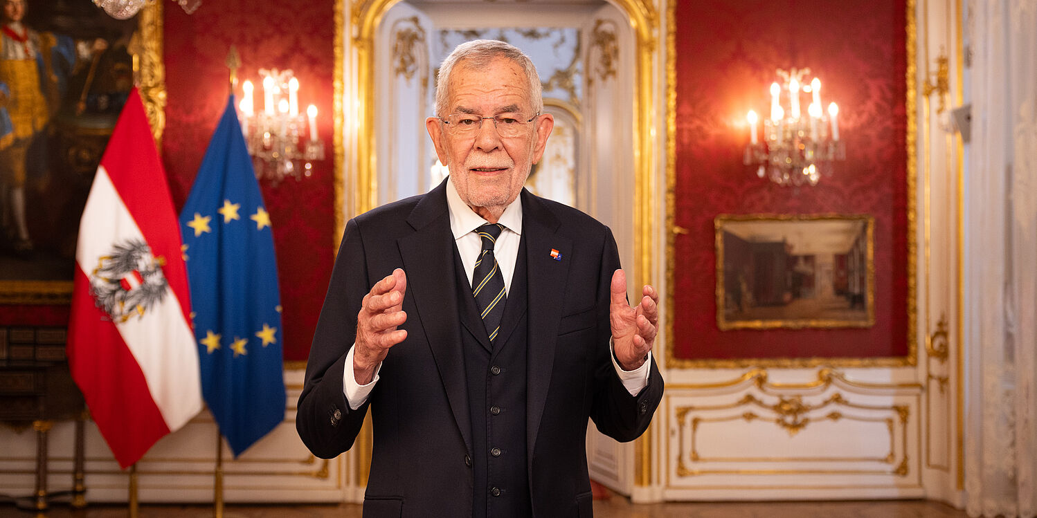 TV-Ansprache von Bundespräsident Alexander Van der Bellen anlässlich des Europatages am 9. Mai 2026.