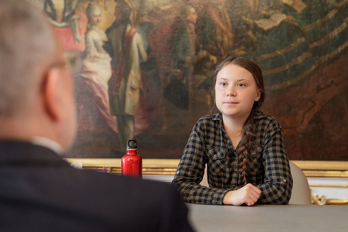 Gespräch mit Greta Thunberg 27. Mai 2019