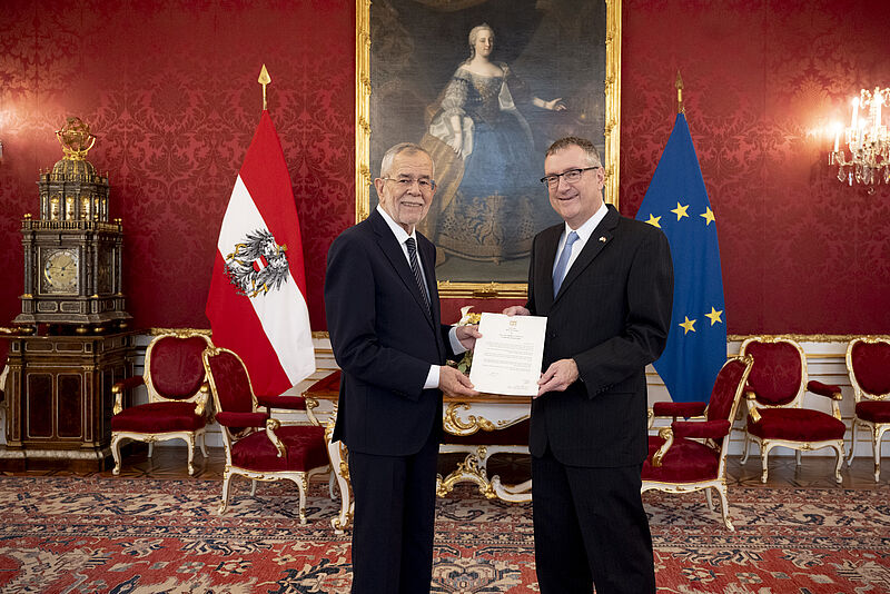 Überreichung von Beglaubigungsschreiben 21. November 2023