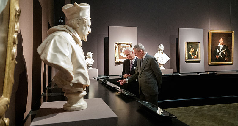 Eröffnung der Austellung "Caravaggio & Bernini" 14. Oktober 2019