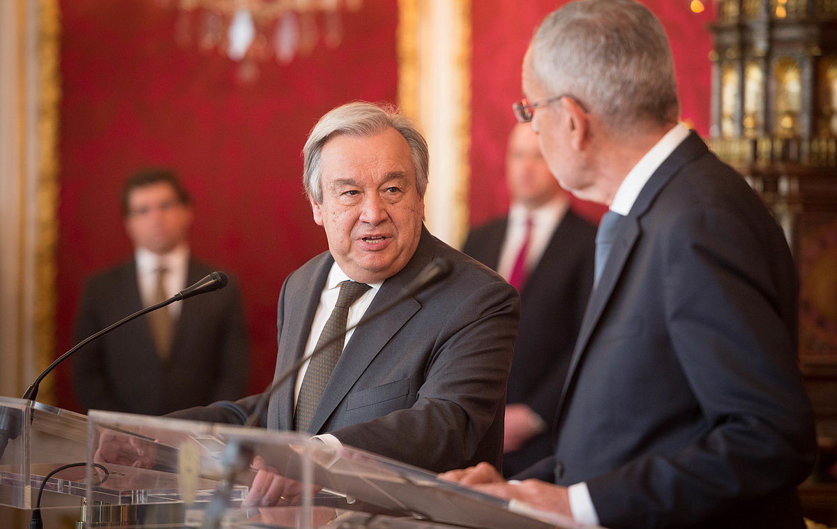 Arbeitsgespräch mit UN-Generalsekretär António Guterres