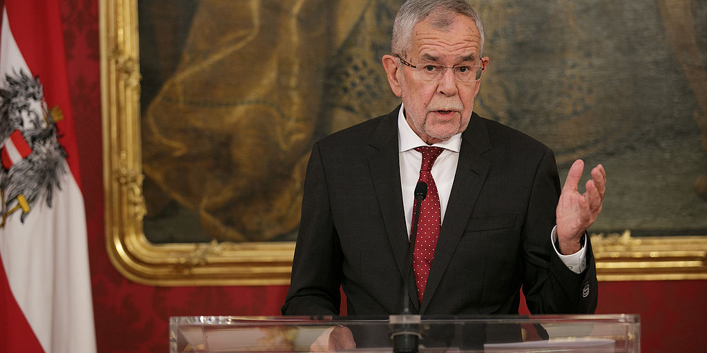 Rede des Bundespräsidenten am Abend der Nationalratswahl