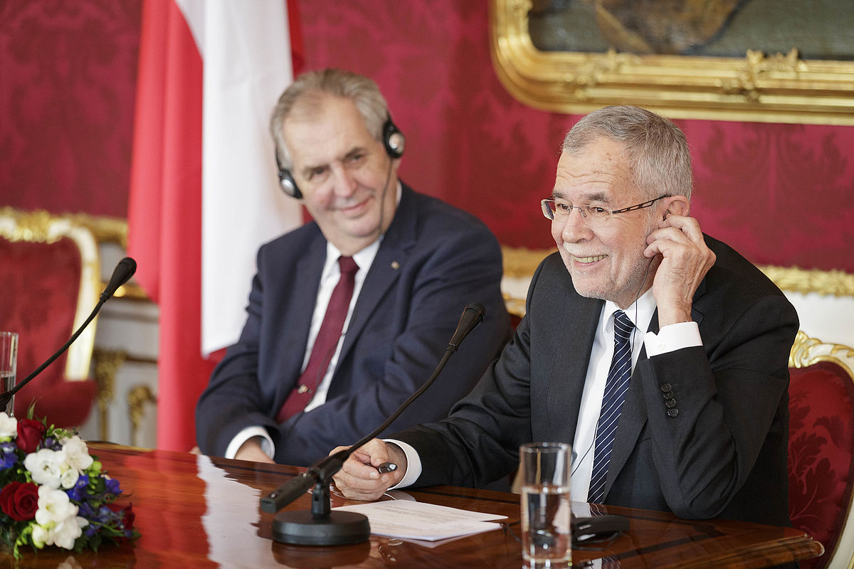 Offizieller Besuch des Präsidenten der Tschechischen Republik in Österreich 3. April 2019