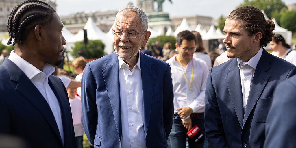 Verabschiedung des Fußball-Nationalteams zur UEFA-EURO
