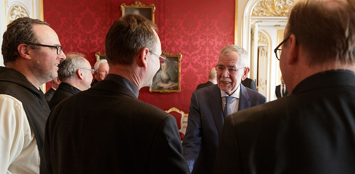 Arbeitsmittagessen anlässlich der Herbsttagung der Bischofskonferenz in Wien 4. November 2019