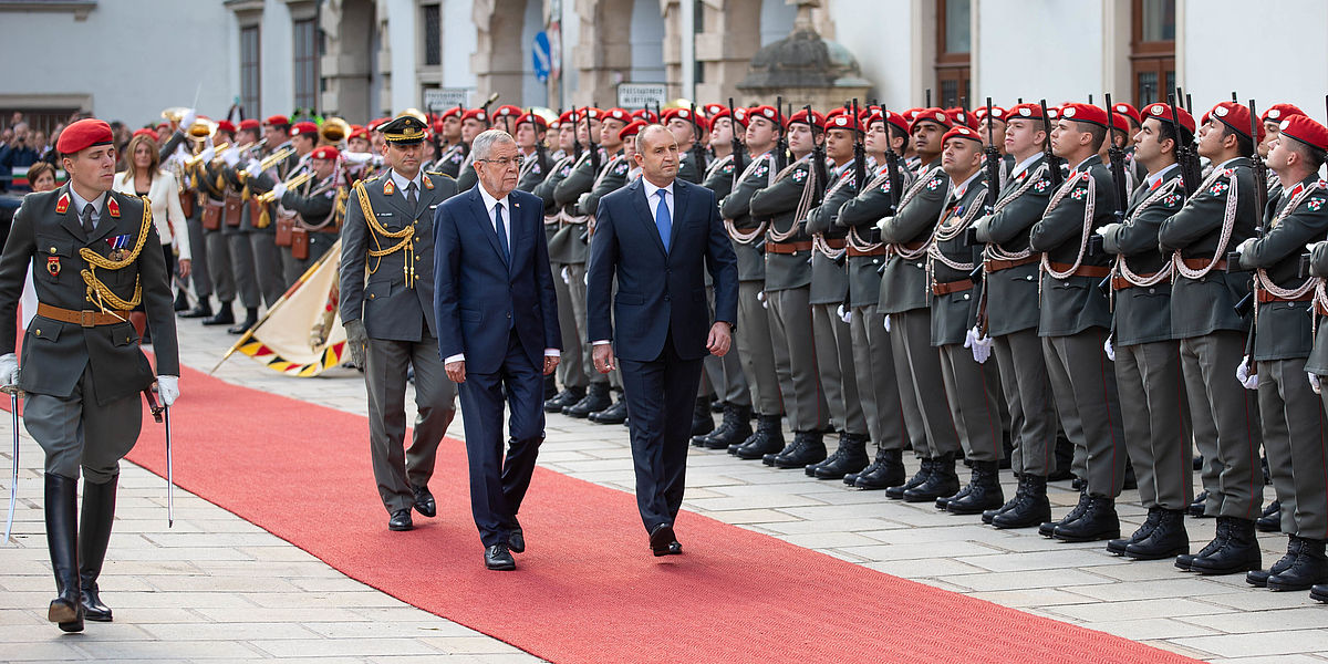 Offizieller Besuch des bulgarischen Präsidenten Rumen Radev