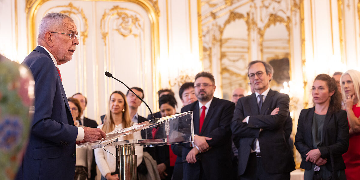 Rede des Bundespräsidenten beim Empfang internationaler Nachrichtenagenturen
