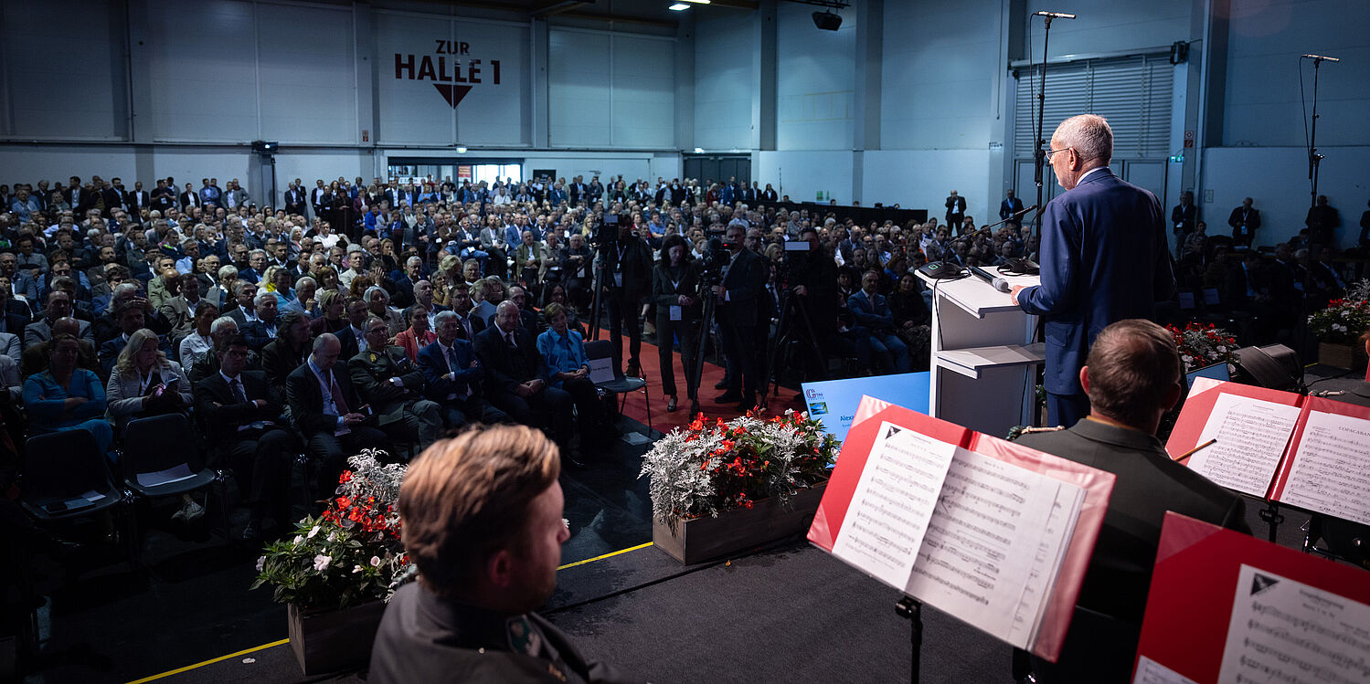 Rede von Bundespräsident Alexander Van der Bellen beim 71. Gemeindetag in Klagenfurt.