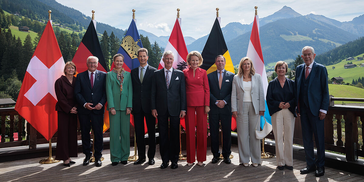 Treffen der deutschsprachigen Staatsoberhäupter beim Europäischen Forum Alpbach.