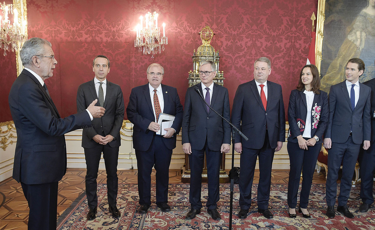 Demissionierung der Bundesregierung und Betrauung mit der Fortführung der Verwaltung