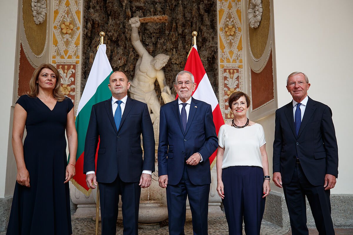 Alexander Van der Bellen trifft bulgarischen Amtskollegen in Salzburg 26. Juli 2021