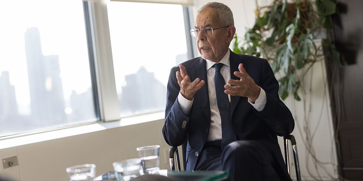 Bundespräsident im APA-Interview in New York