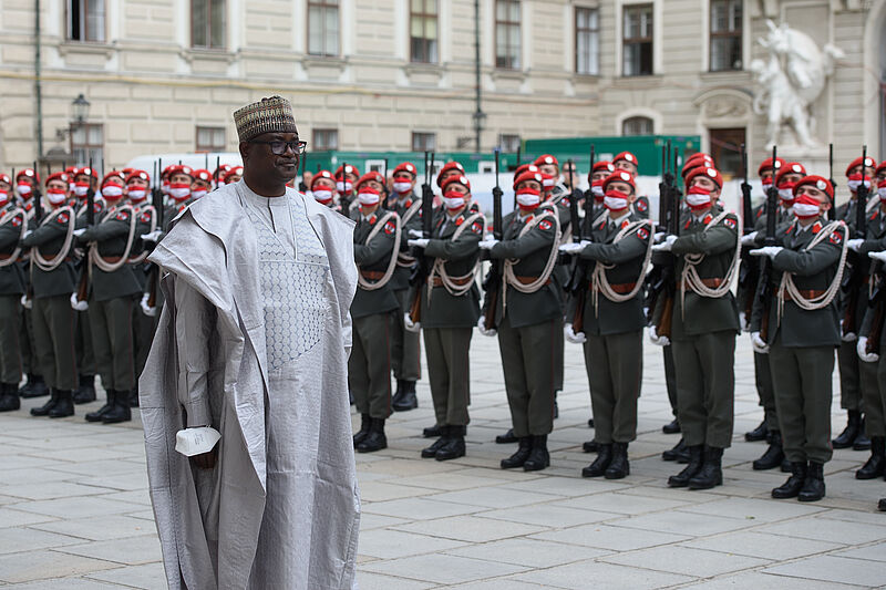 Überreichung von Beglaubigungsschreiben 5. Juli 2021