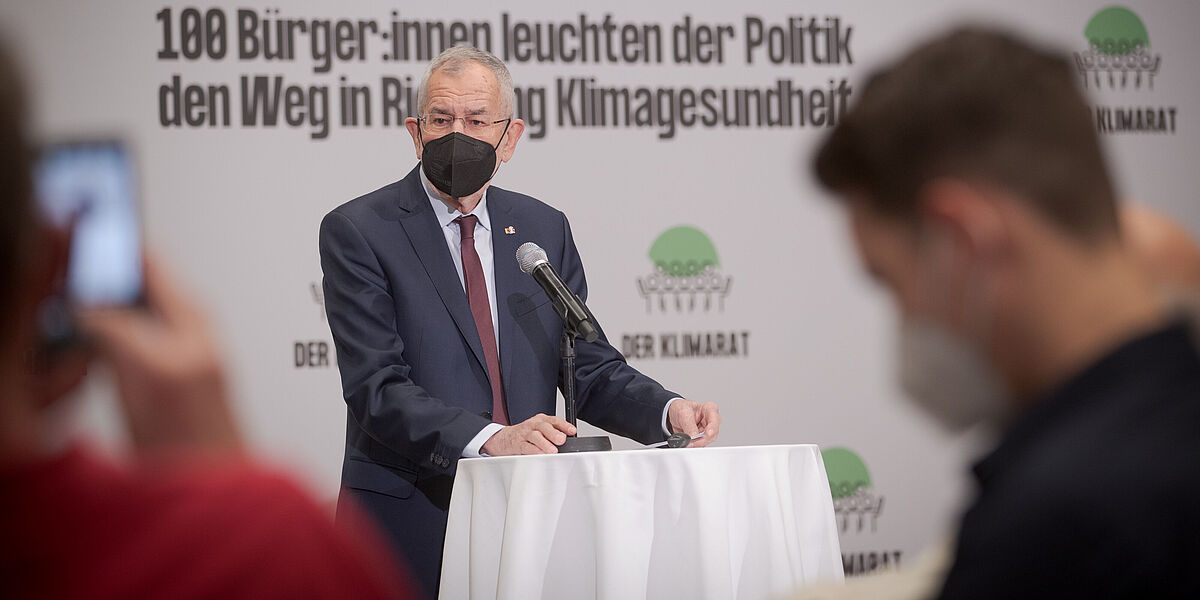 Eröffnung des Klimarates der Bürgerinnen und Bürger