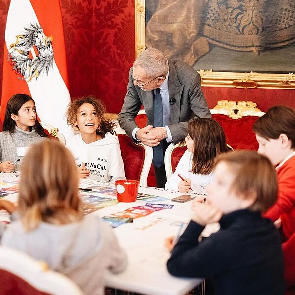 Tag der Kinderrechte bei Bundespräsident Alexander Van der Bellen