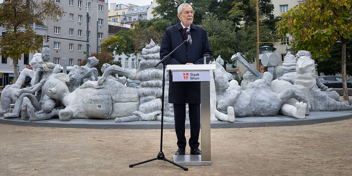 Eröffnung des Jubiläumsbrunnens anlässlich 150 Jahre Wiener Wasser
