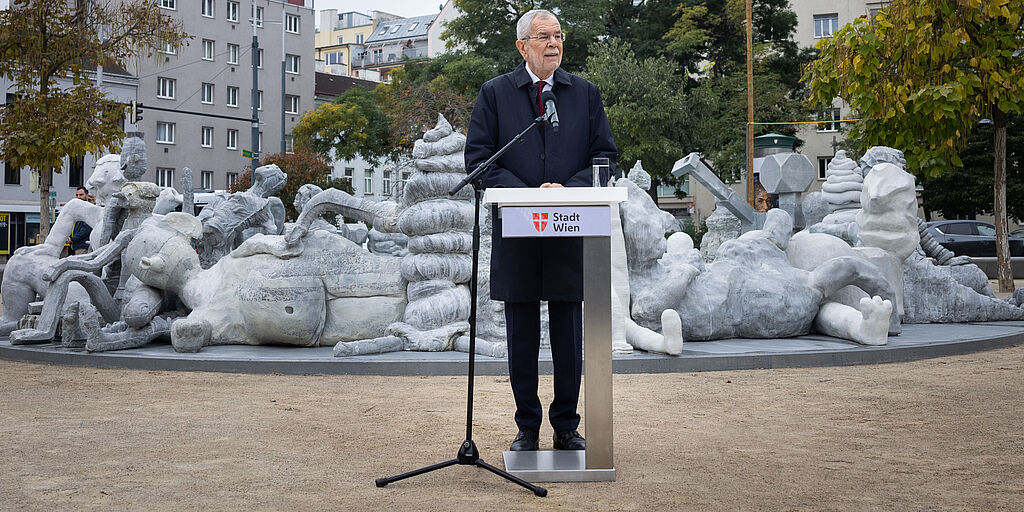 Eröffnung des Jubiläumsbrunnens anlässlich 150 Jahre Wiener Wasser