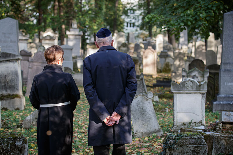 Besuch des Jüdischen Friedhofs Währing 30. September 2020