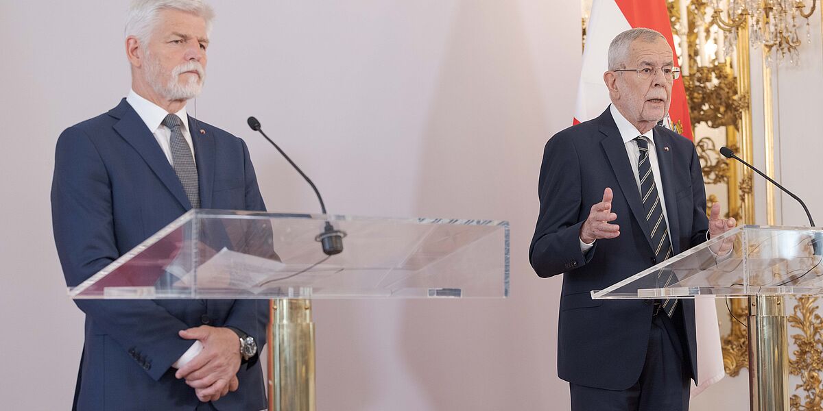 Offizieller Besuch des Präsidenten der Tschechischen Republik, Petr Pavel, in Österreich.