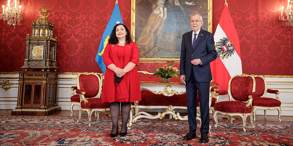 Offizieller Besuch der Präsidentin der Republik Kosovo