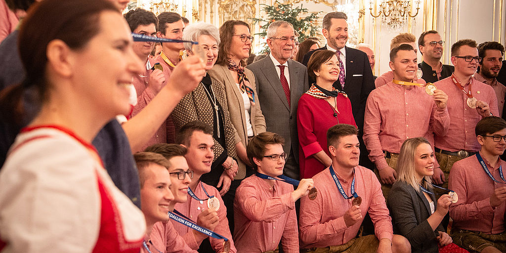 Empfang für die Teilnehmerinnen und Teilnehmer der WorldSkills 2019