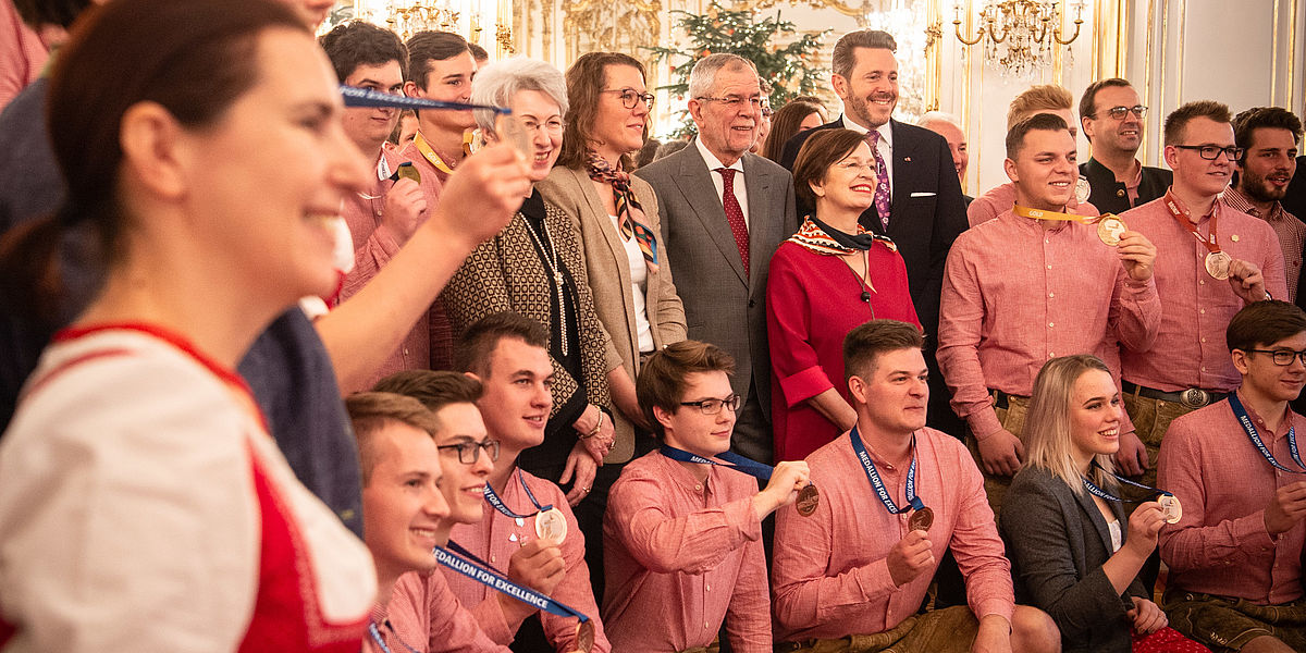 Empfang für die Teilnehmerinnen und Teilnehmer der WorldSkills 2019