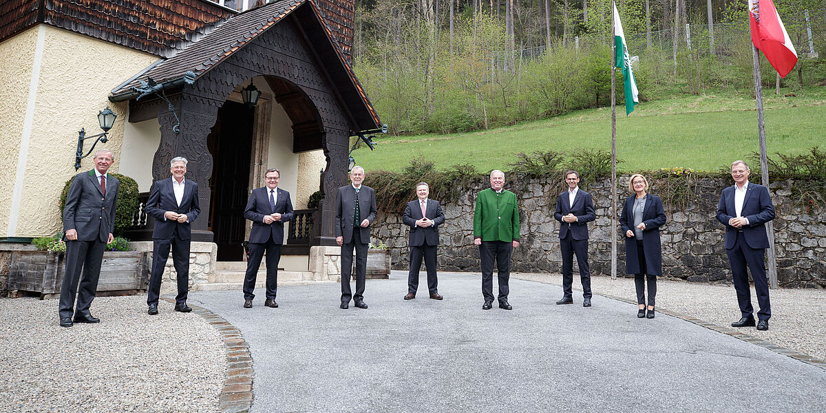 Informelles Treffen mit den Landeshauptleuten in Mürzsteg