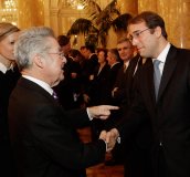 Bild Neujahrsempfang f�r das Diplomatische Corps 2013 in gr&ouml;&szlig;erer Aufl&ouml;sung anzeigen