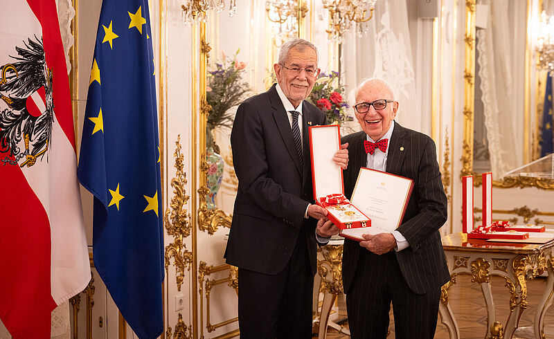 Ehrenzeichenverleihung an österreichische Nobelpreisträger 22. Februar 2024