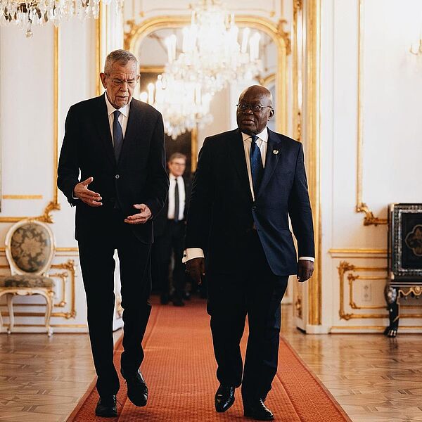 Offizieller Besuch des ghanaischen Präsidenten in Österreich